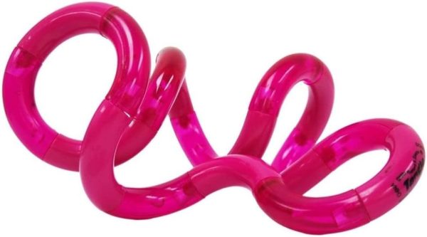 Tangle Palm Classic 2-Pack Orange and Pink - Big Tangle for Hands - Desk Toy for Adults Boys Girls
