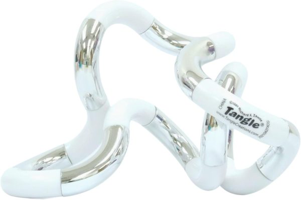 Tangle Palm Metallic 2-Pack Steel Silver and Rose Gold