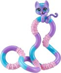 Tangle Jr. Pets 2-Pack Kitty and Bunny - Tangle Fidget Pets Fidget Toys - Fidget Toy Gift - Fidgets for School - Cute fidgets for girls - kitty character fidget and bunny character fidget