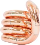 Tangle Palm Metallic 2-Pack Steel Silver and Rose Gold