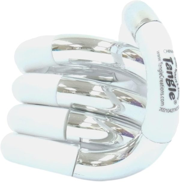 Tangle Palm Metallic 2-Pack Steel Silver and Rose Gold