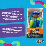 Tangle Jr. Textured 4-Pack Genuine Tangle Toys Fidget Pack - Textured Fidget Toy Fidgets Pack for Kids and Adults - Fidget Toy for School - Gift for Teens and Adults