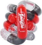 Tangle Jr. Textured 4-Pack Genuine Tangle Toys Fidget Pack - Textured Fidget Toy Fidgets Pack for Kids and Adults - Fidget Toy for School - Gift for Teens and Adults