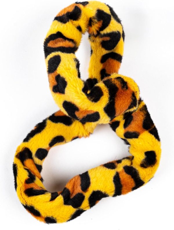 Tangle Furry Fidgets - New! Leopard Print - Plush Tangle Fidget Toy - Soft Colorful Plush Materials That Will Please Sensory Toy Lovers - Take Your Furry Fidget with You Everywhere!