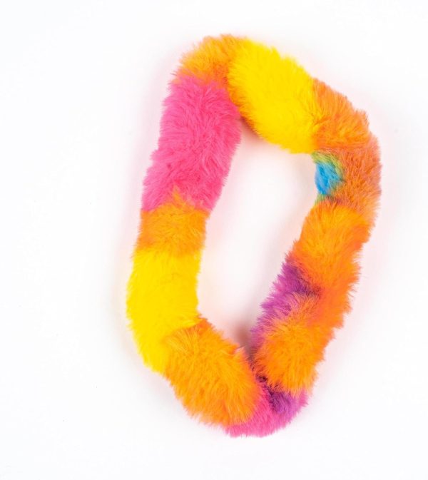 Tangle Furry Fidgets - New! Rainbow Kaleidescope - Plush Tangle Fidget Toy - Soft Colorful Plush Materials That Will Please Sensory Toy Lovers - Take Your Furry Fidget with You Everywhere!