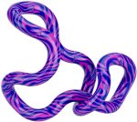 Tangle Jr. Wild 6-Pack - Tangle Jr Wild Series Fidget Toy Multipack - Wild Patterns on Tangle Fidget Toys - Tangle Fidget Toys for Adults and Children