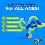 Tangle Jr Classic (5-Pack) - Genuine Fidget Toys - Twisty Fidget Pack for Kids and Adults - Fidget Toy for School - Gift for Teens and Adults