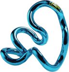 Tangle Jr. Metallic (2-Pack) - Purple & Blue - Genuine Tangle Fidget - Fidget Toy for Kids and Adults - Metallic Shiny Fidget Desk Toy