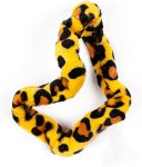 Tangle Furry Fidgets - New! Leopard Print - Plush Tangle Fidget Toy - Soft Colorful Plush Materials That Will Please Sensory Toy Lovers - Take Your Furry Fidget with You Everywhere!