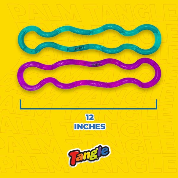 Tangle Palm Classic 2-Pack Teal and Purple