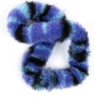 TANGLE Furry Fidgets - New! Purple Stripe - Plush Fidget Toy - Soft Colorful Plush Materials That Will Please Sensory Toy Lovers - Take Your Furry Fidget with You Everywhere!