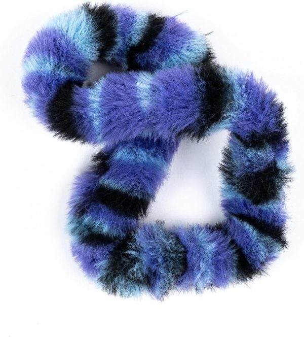 TANGLE Furry Fidgets - New! Purple Stripe - Plush Fidget Toy - Soft Colorful Plush Materials That Will Please Sensory Toy Lovers - Take Your Furry Fidget with You Everywhere!