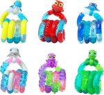 TANGLE Pets Aquatic Series Collection - Turtle Crab Dolphin Sting Ray Octopus Narwhal - Cute Fidgets for Boys and Girls - Aquatic Fidget Toys - Sea Creature Fidget Toys Fidgets