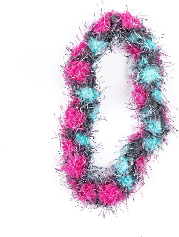 Tangle Furry Fidgets - New! Pink Urchin - Plush Tangle Fidget Toy - Soft Colorful Plush Materials That Will Please Sensory Toy Lovers - Take Your Furry Fidget with You Everywhere!