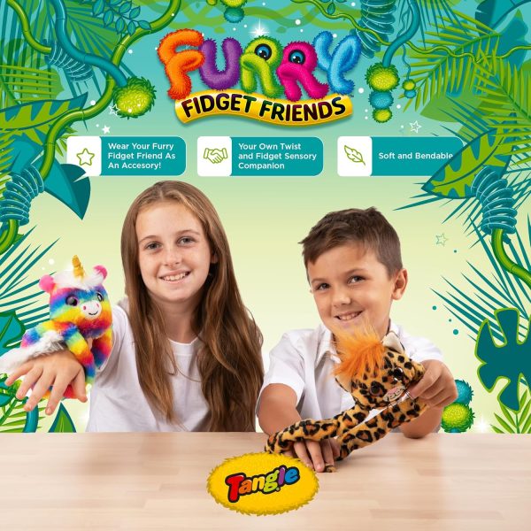TANGLE Furry Fidget Friends (Wisdom The Leopard)