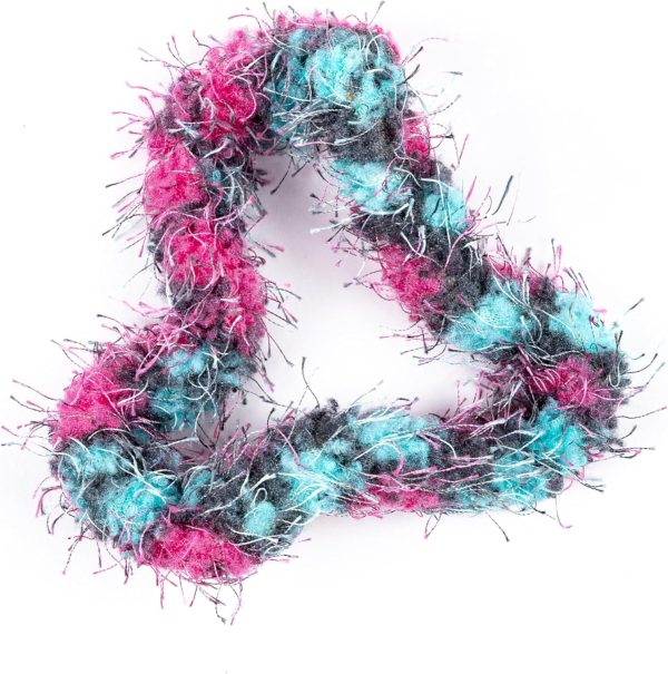 Tangle Furry Fidgets - New! Pink Urchin - Plush Tangle Fidget Toy - Soft Colorful Plush Materials That Will Please Sensory Toy Lovers - Take Your Furry Fidget with You Everywhere!