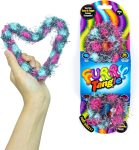 Tangle Furry Fidgets - New! Pink Urchin - Plush Tangle Fidget Toy - Soft Colorful Plush Materials That Will Please Sensory Toy Lovers - Take Your Furry Fidget with You Everywhere!