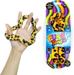 Tangle Furry Fidgets - New! Leopard Print - Plush Tangle Fidget Toy - Soft Colorful Plush Materials That Will Please Sensory Toy Lovers - Take Your Furry Fidget with You Everywhere!