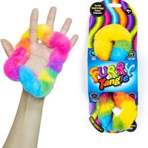 Tangle Furry Fidgets - New! Rainbow Kaleidescope - Plush Tangle Fidget Toy - Soft Colorful Plush Materials That Will Please Sensory Toy Lovers - Take Your Furry Fidget with You Everywhere!