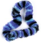 TANGLE Furry Fidgets - New! Purple Stripe - Plush Fidget Toy - Soft Colorful Plush Materials That Will Please Sensory Toy Lovers - Take Your Furry Fidget with You Everywhere!