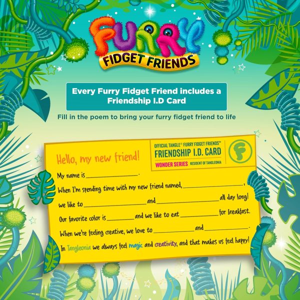 TANGLE Furry Fidget Friends (Wisdom The Leopard)